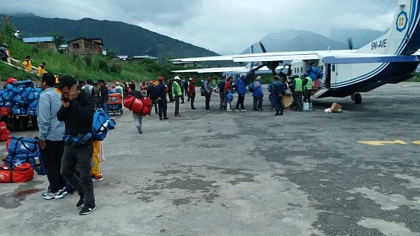 Getting stranded pilgrims would be a gradual process depending upon the weather condition, said the Indian Embassy.