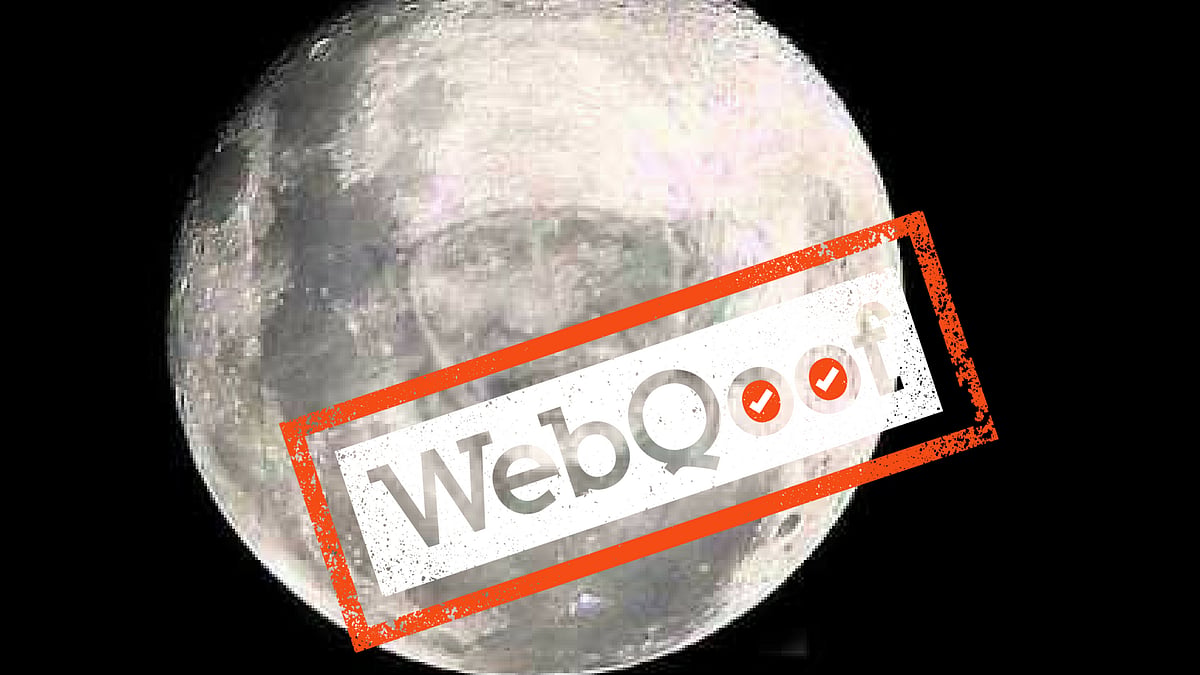 A photoshopped image of Sai Baba’s face inscribed in the moon went viral on Sunday, 29 July.