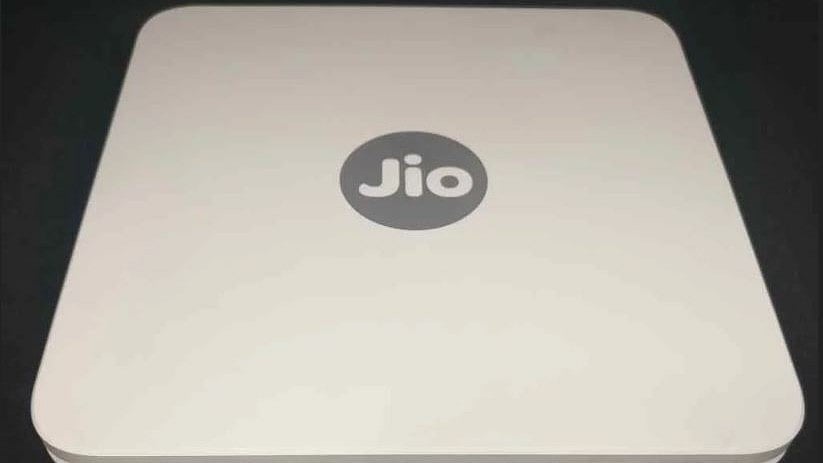 JioGigaFiber modem.