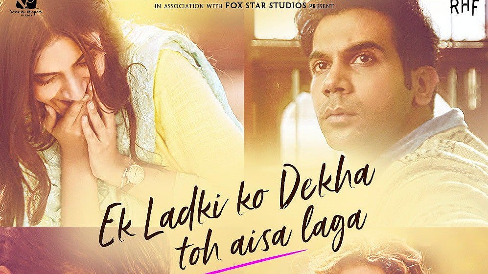 Sonam Kapoor and Rajummar Rao in <i>Ek Ladki Ko Dekha Toh Aisa Laga.</i>
