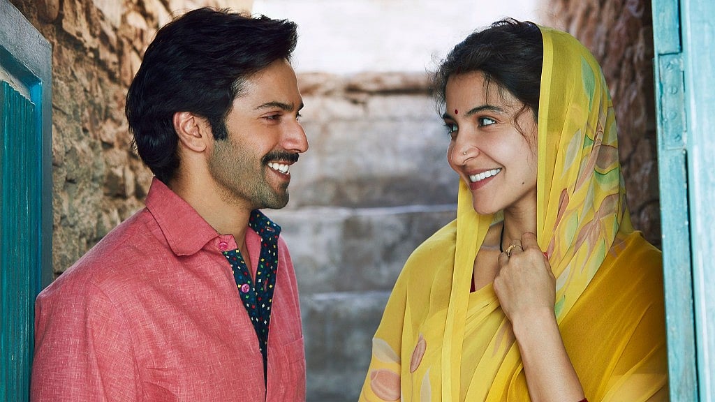 Anushka Sharma and Varun Dhawan in <i>Sui Dhaaga</i>. 