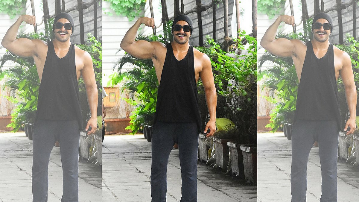 Ranveer Singh, all buffed up.