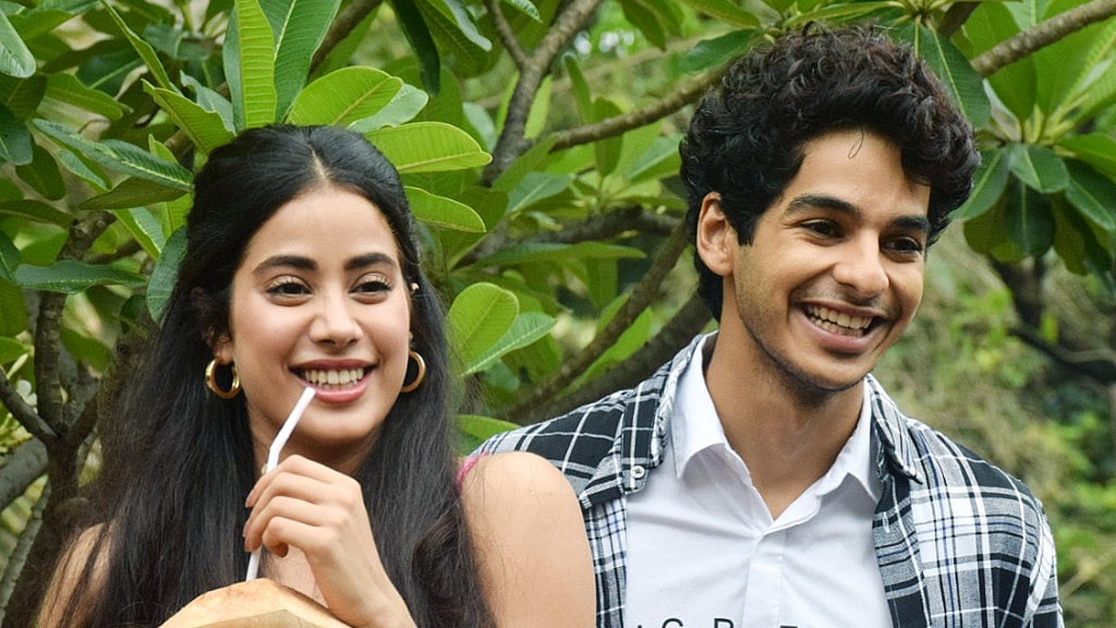 Janhvi Kapoor and Ishaan Khatter promote <i>Dhadak</i>.