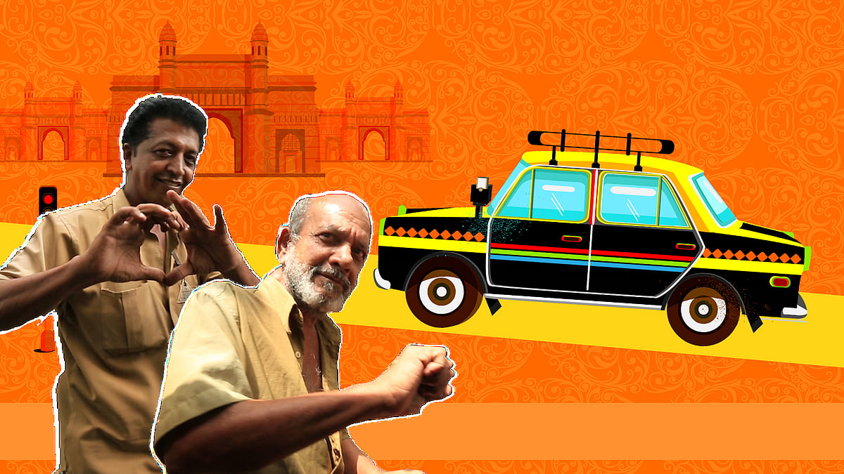 Mumbai taxiwalas do the kiki dance. 