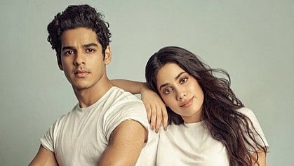 Janhvi Kapoor and Ishaan Khatter in <i>Filmfare </i>Magazine.