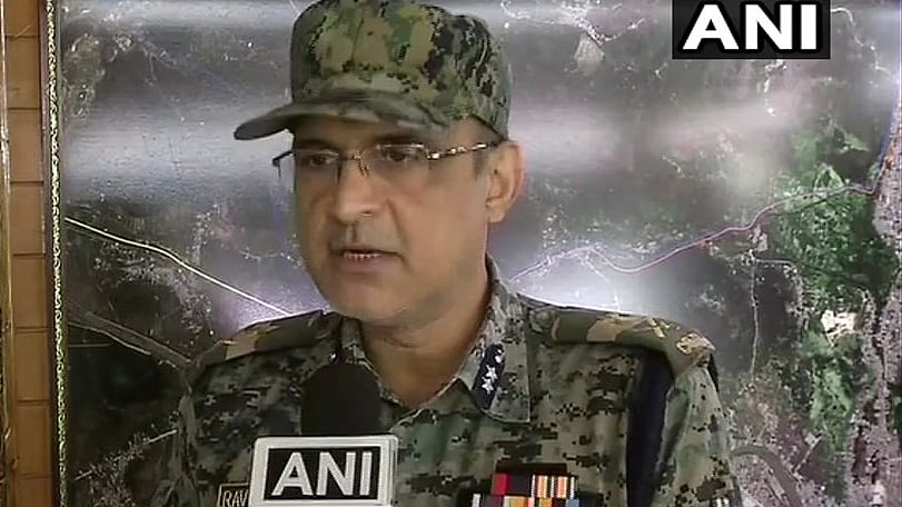 File photo of Inspector General, CRPF, Ravideep Sahi. The IG warned off-duty soldiers to be vigilant of their surroundings.