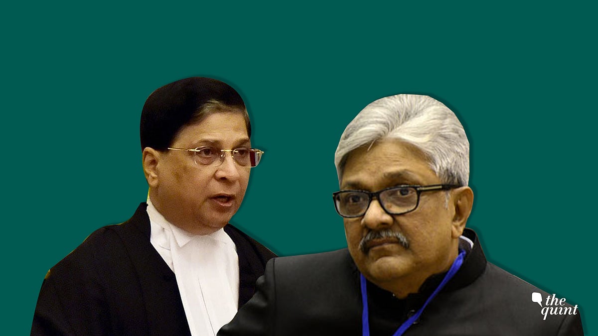 CJI Dipak Misra (L), who heads the collegium, and Justice KM Joseph