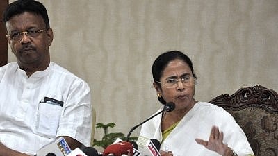 West Bengal Chief Minister Mamata Banerjee addresses a press conference at Nabanna in Howrah on 30 July. 