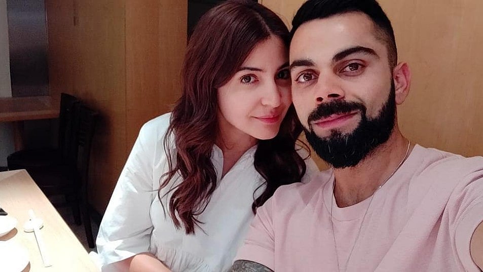 Virat Kohli shared a selfie with Anushka Sharma.