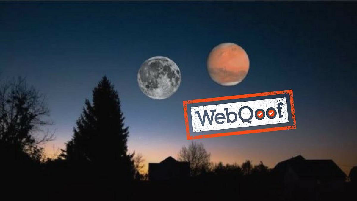 No, the Mars will not be as big as the moon in the night sky on 27 July, as a hoax article claims. &nbsp;