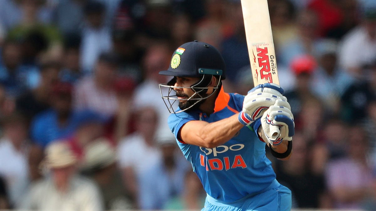 India’s Virat Kohli during the One Day International Series match at Trent Bridge, Nottingham.&nbsp;