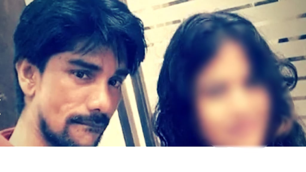The accused, Rohit Singh, and the woman who was held captive.&nbsp;
