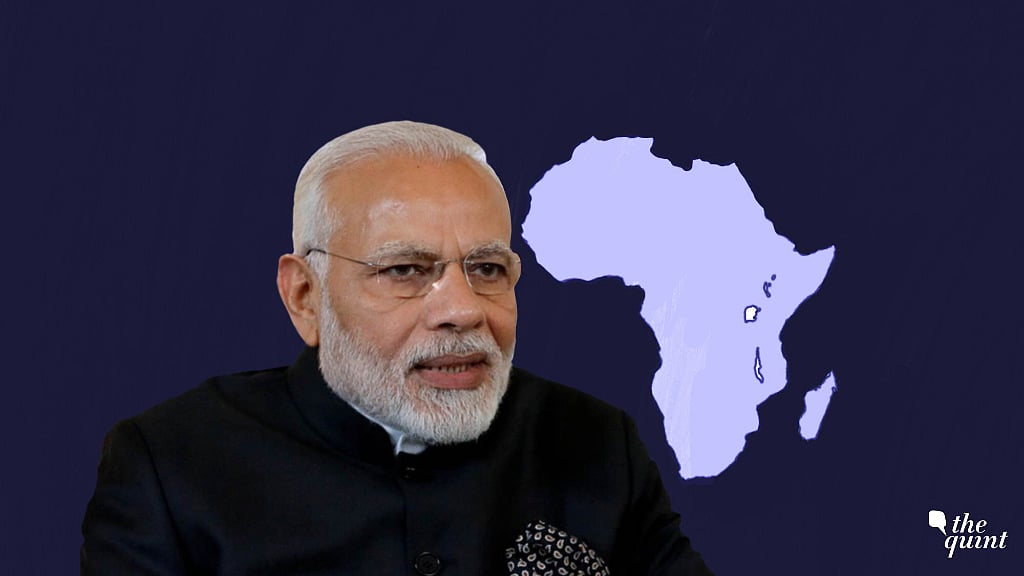 Modi’s first port of call was Rwanda. It is historic because this is the first ever visit by an Indian Prime Minister.