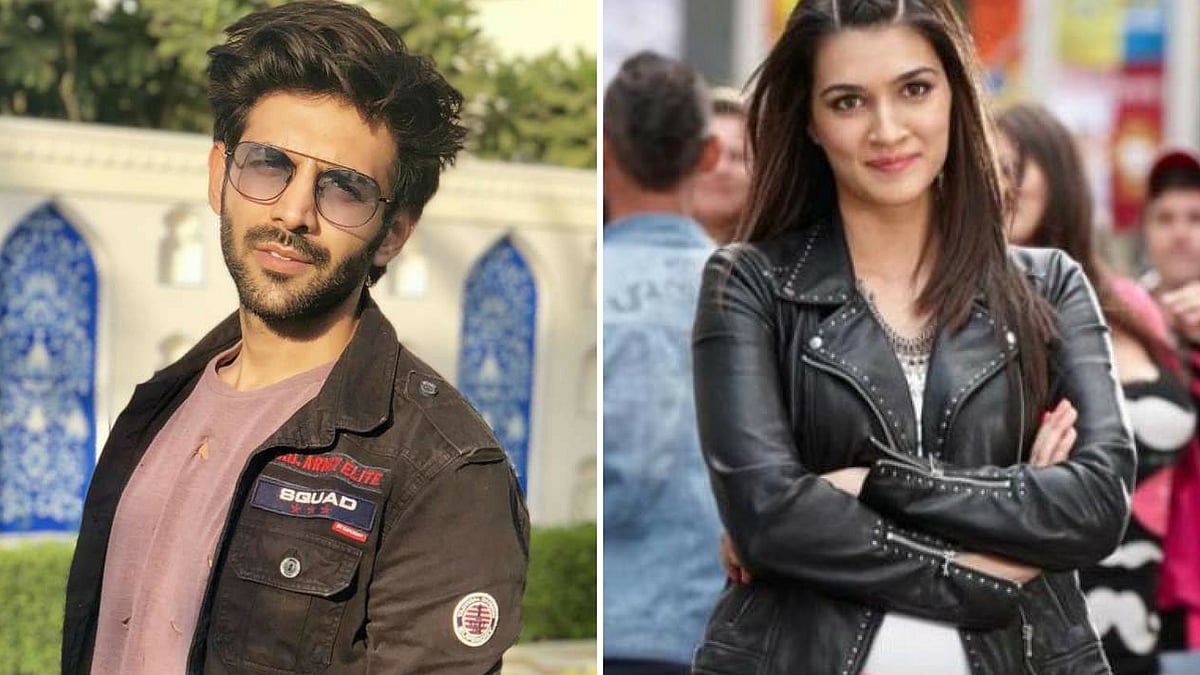 Kriti Sanon and Kartik Aaryan team up in <i>Lukka Chuppi</i>.&nbsp;