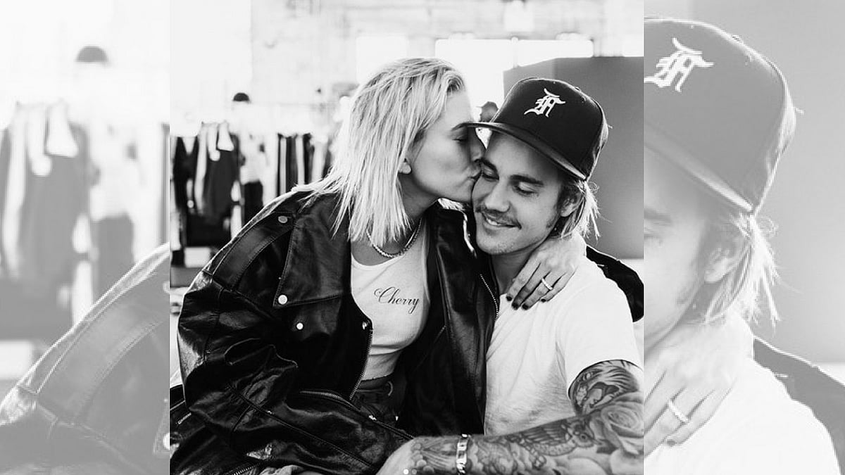 Hailey Baldwin and Justin Bieber.