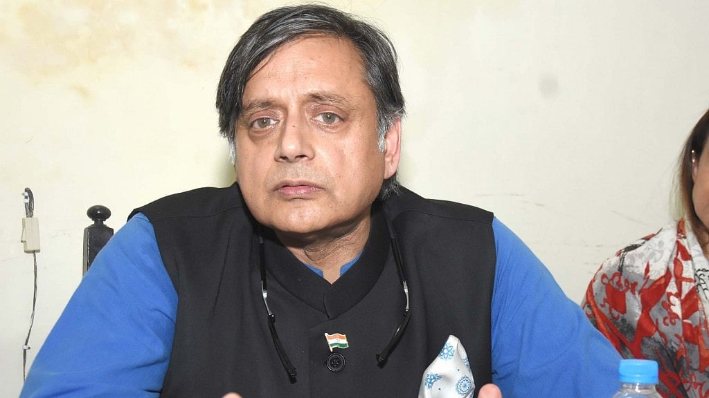 Congress leader Shashi Tharoor. 
