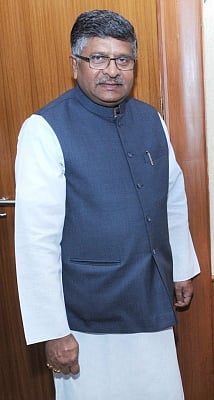 Ravi Shankar Prasad. (File Photo: IANS)