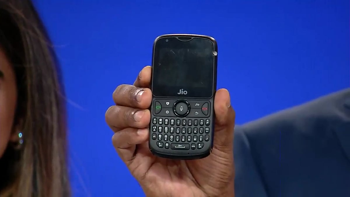 JioPhone 2 announced at the Relaince Jio AGM.