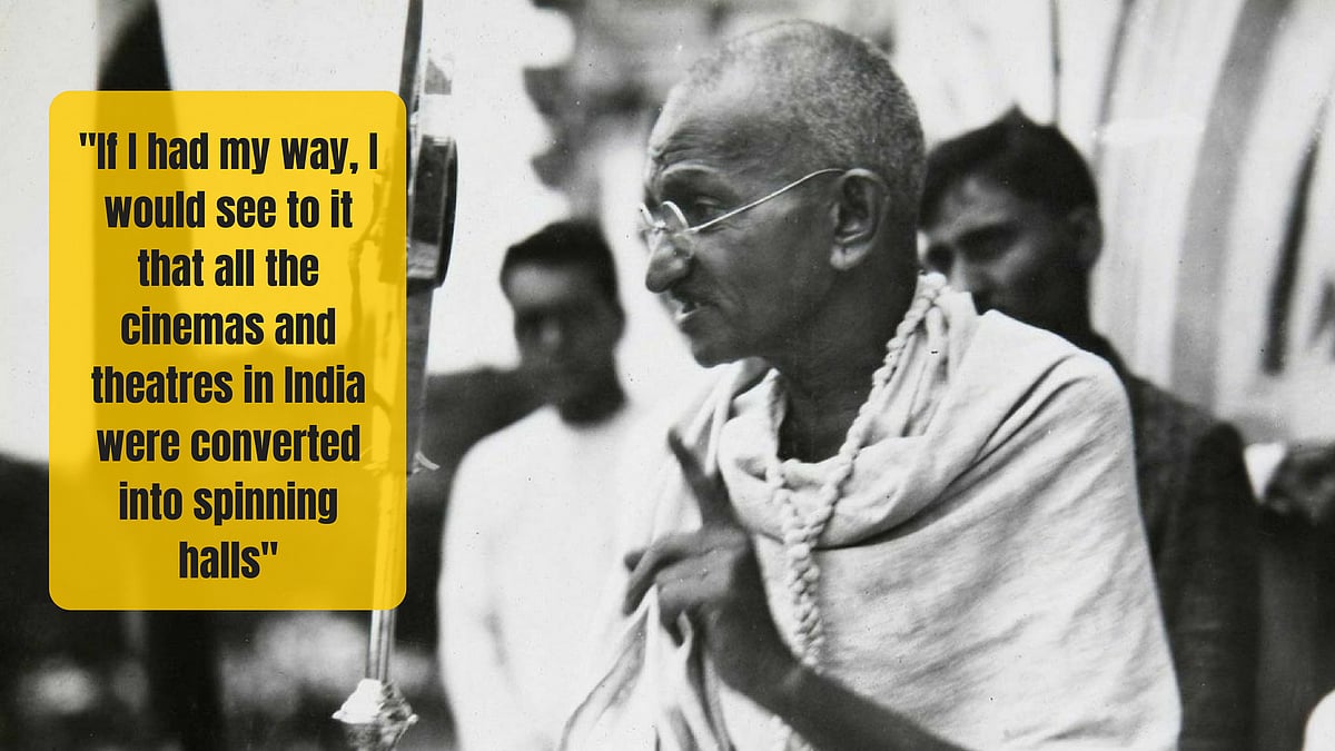 Mahatma Gandhi was definitely no film buff.&nbsp;