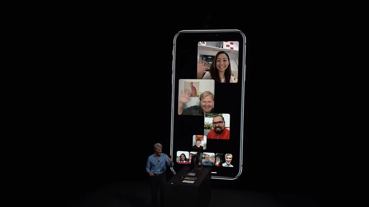 Apple introduced Group Face Time feature at WWDC 2018.
