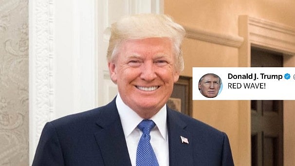 US President Donald Trump tweeted 