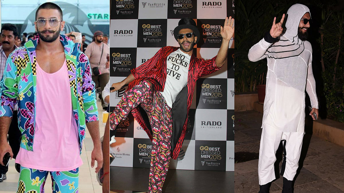 Ranveer Singh at his favourite looks.&nbsp;