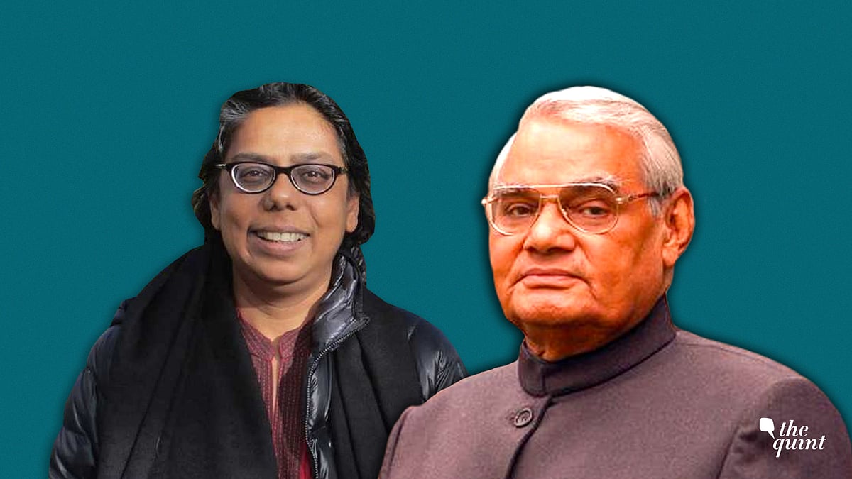 Journalist Ruchira Gupta (L), late (former) PM of India, A B Vajpayee (R). Image used for representational purposes.