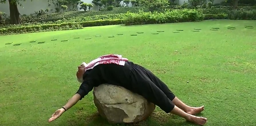 Congress MP Shashi Tharoor had alleged that Rs 35 lakh was spent on making of the video, but the claim was rejected by the government.