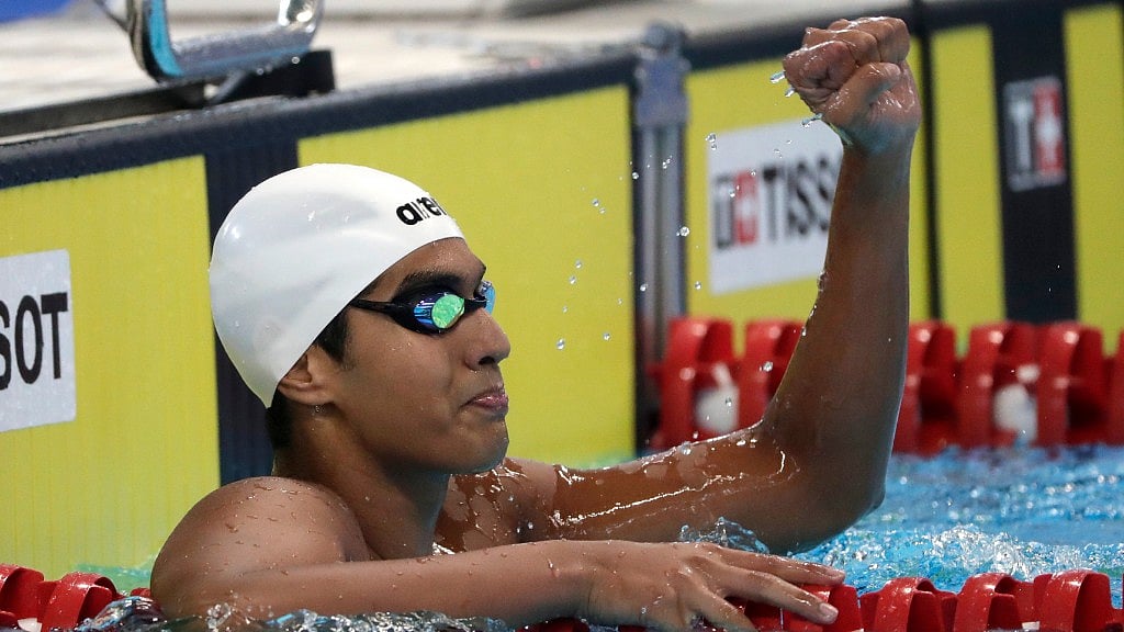 Nataraj finished first in the heat clocking 55.86 seconds.