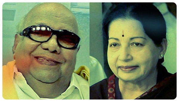 M Karunanidhi and J Jayalalithaa.