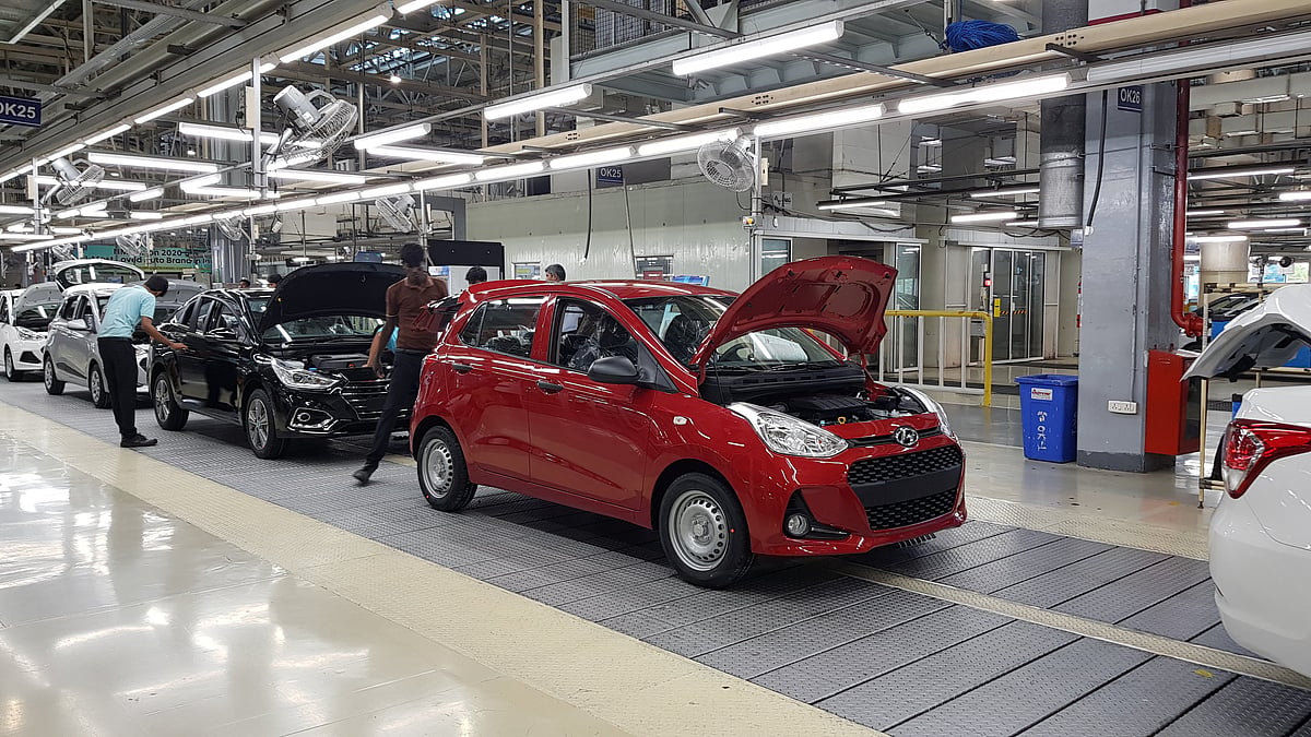 Hyundai India can churn out 7,00,000 cars a year. 