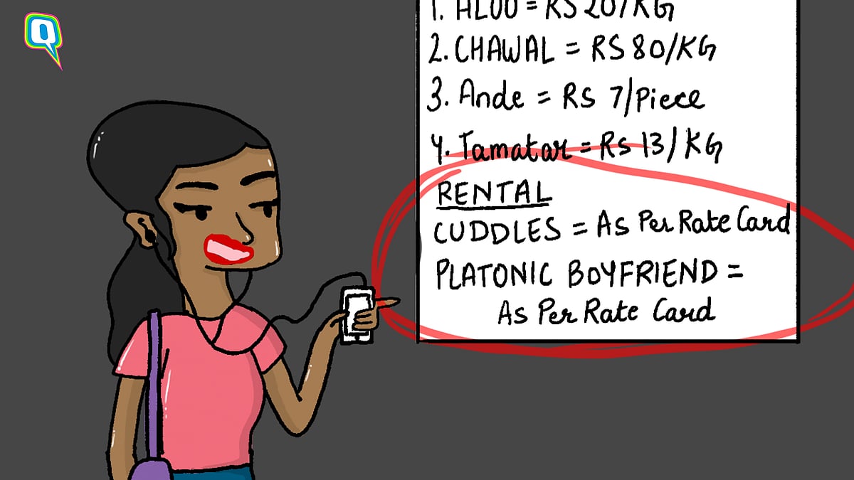 Rent a boyfriend and a few cuddles while you are out shopping!