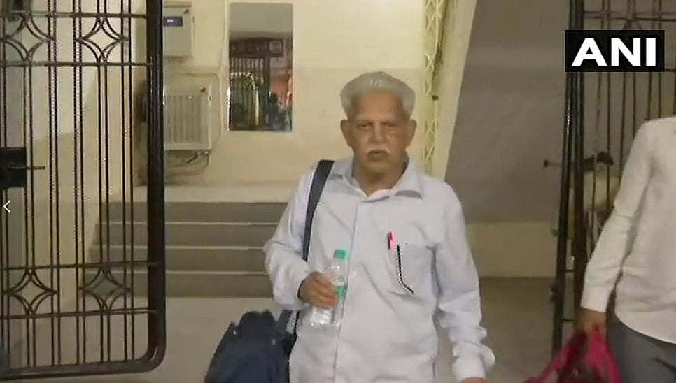 File photo of Varavara Rao being escorted by Pune Police. 