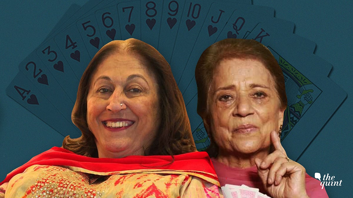 Kiran Nadar (L) and Rita Choksi (R) are two players among India’s 24-member bridge contingent at the 2018 Asian Games.