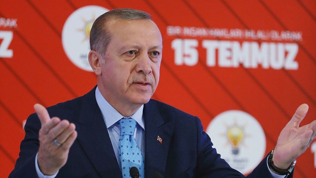 Turkish President Recep Tayyip Erdogan.