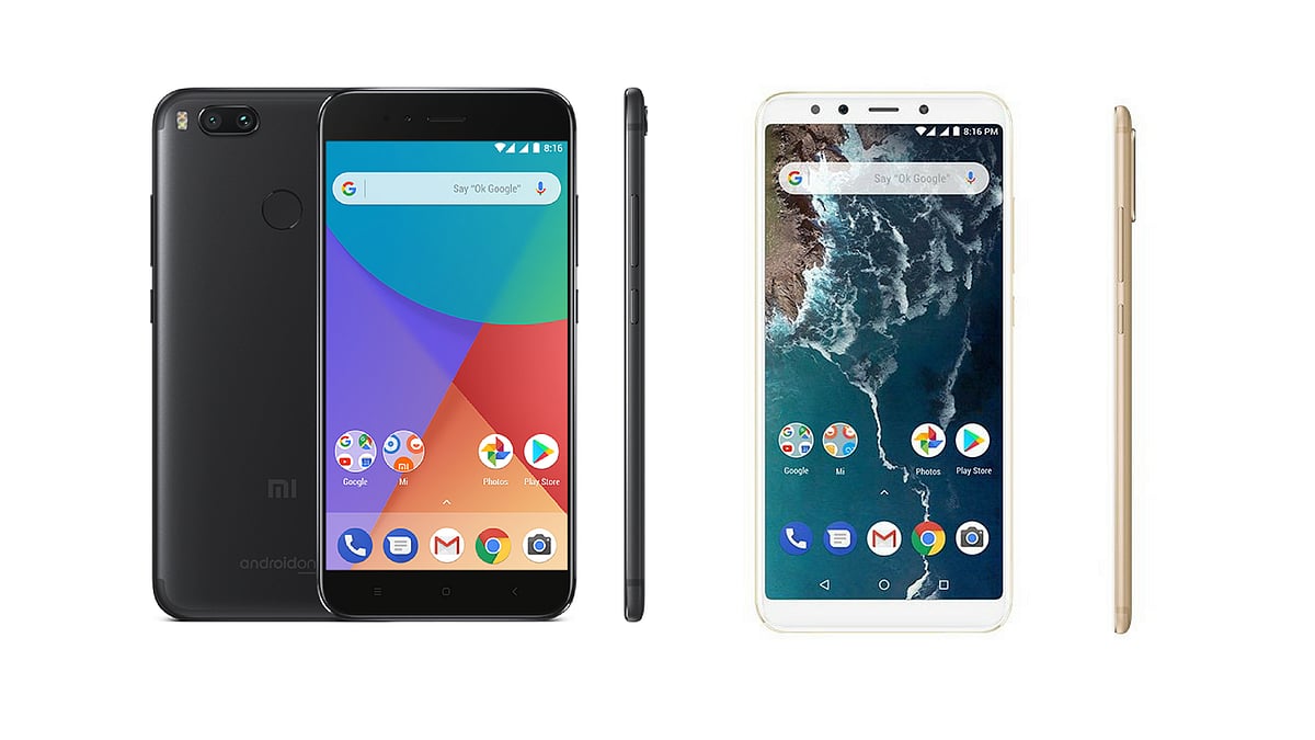 Mi A1 (left) and Mi A2 (right)