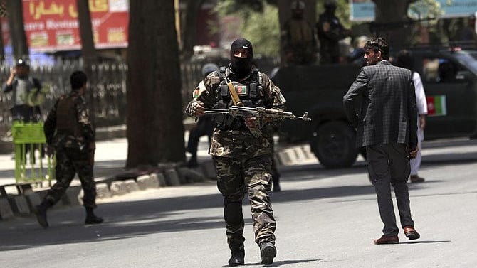 Representational image of a Kabul security personnel.