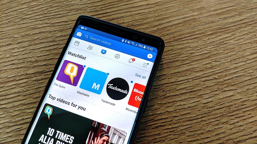 Facebook Watch can be accessed on the Facebook mobile app now. 