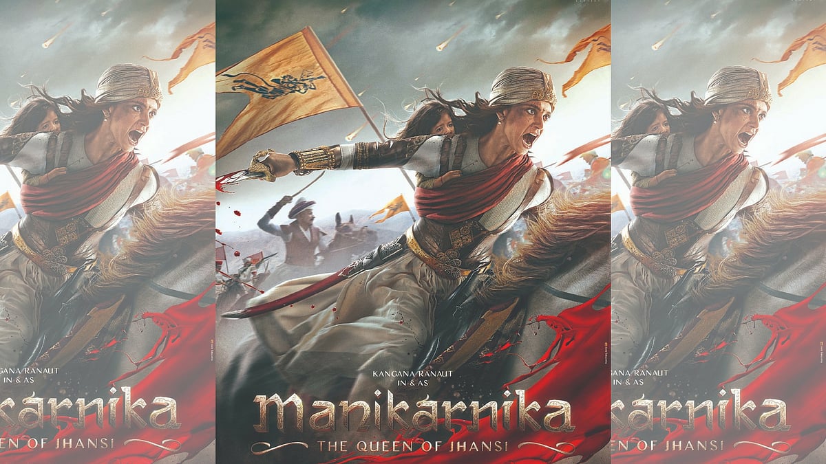 Kangana Ranaut as Rani of Jhansi in <i>Manikarnika. </i>