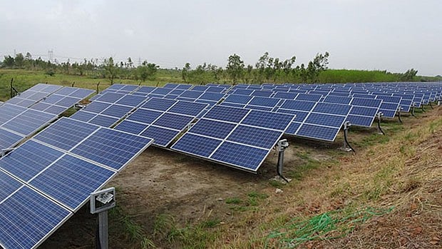 File image of solar panels for representative purposes.