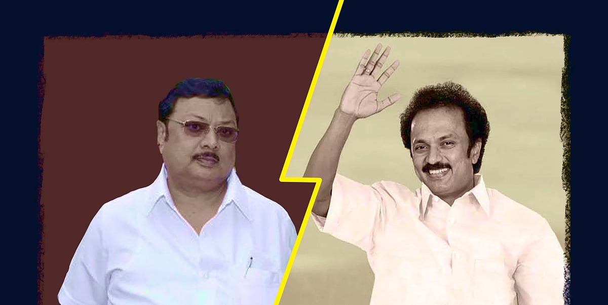Former Dravida Munnetra Kazhagam (DMK) leader, MK Alagiri and DMK President MK Stalin.