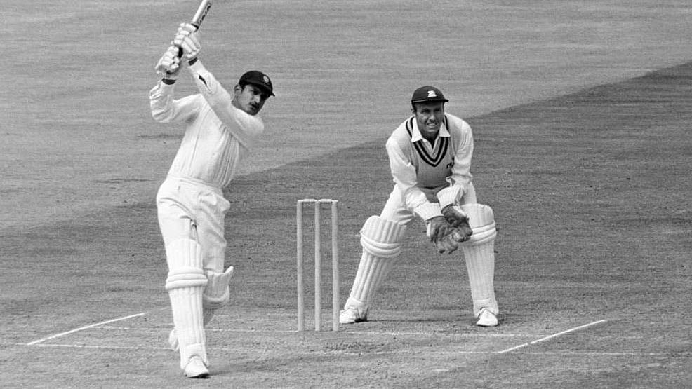 Ajit Wadekar in action.