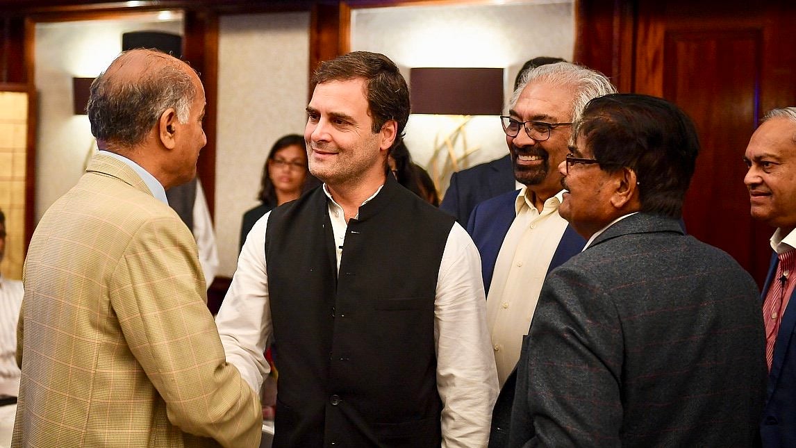 Earlier in the day, Rahul Gandhi addressed the Indian Journalists’ Association in London. 