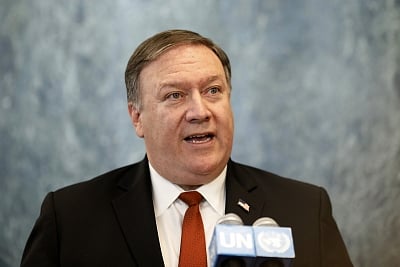 U.S. Secretary of State Mike Pompeo. (Xinhua/Li Muzi/IANS)