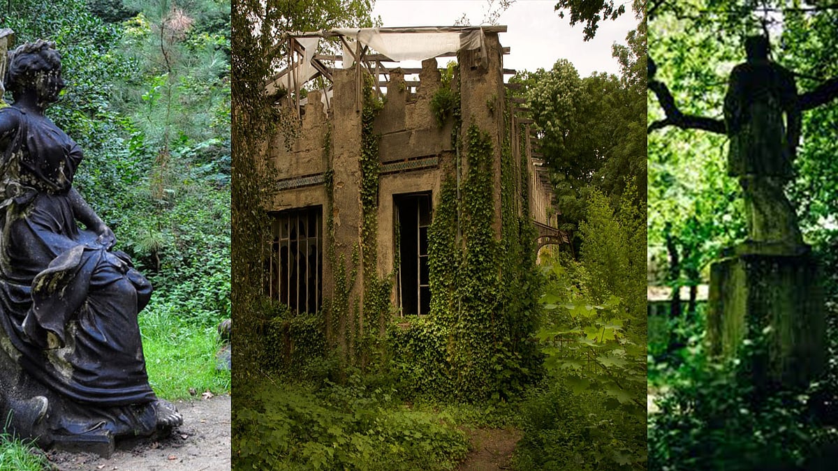 This abandoned complex in Paris was a human zoo from May to October, 1907.