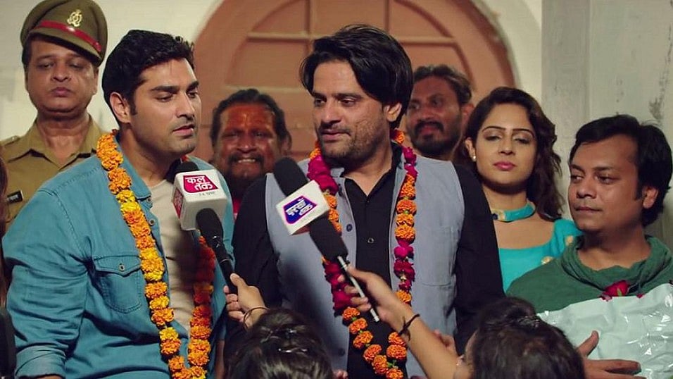Kunal Roy Kapur and Jaideep Ahlawat in <i>Hotel Milan</i>.