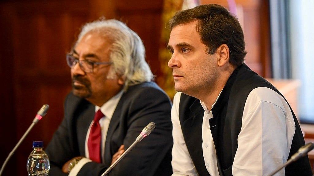 Congress president Rahul Gandhi in London. 