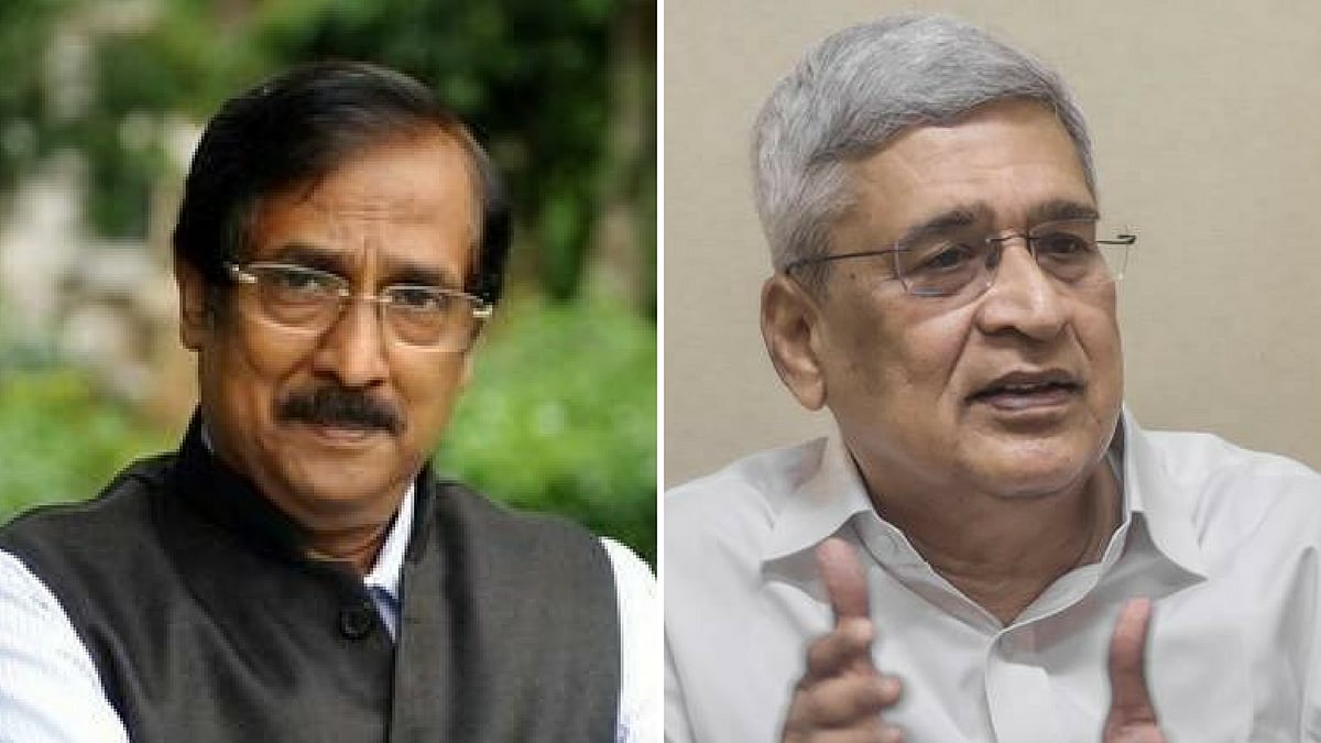 Congress’ Tom Vadakkan (left) and CPI’s Prakash Karat (right).