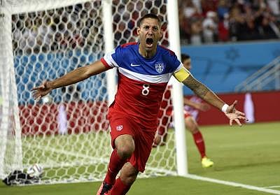 Clint Dempsey. (Photo: Xinhua/Lui Siu Wai/IANS)
