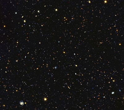 This photo encompasses a sea of approximately 15,000 galaxies ÃƒÂ¢Ã‚Â€Ã‚Â” 12,000 of which are star-forming ÃƒÂ¢Ã‚Â€Ã‚Â” widely distributed in time and space. (Photo: NASA)